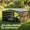 CASABEL Mähroboter-Garage aus verzinktem Stahl, Satteldach Produktbild-Vorschau 2