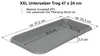 XXL Untersetzer Trog 47x24 terra Produktbild-Vorschau 2