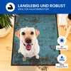 Gentle North Hochwertige Fußmatte türkis 90x150cm groß für Produktbild-Vorschau 4