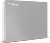 A silver Toshiba external hard drive with a white border. Produktbild-Vorschau