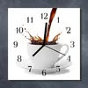 Glasuhr Wanduhr Küchenuhr Echt-Glas 30x30 cm Kaffee Tasse Produktbild-Vorschau 2
