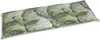 A long, rectangular cushion with a palm leaf pattern is shown against a white background. Produktbild-Vorschau