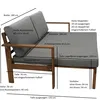 DEGAMO Gartensofa Liegesofa PARANA ausziehbar 180x136cm, Produktbild-Vorschau 7