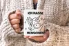 Einhorn Spruch - Ich hasse Menschen Kaffee-Tasse Trend Produktbild-Vorschau 4