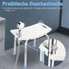 Ikodm Stołek łazienkowy Stołek prysznicowy z regulacją Podgląd zdjęcia produktu 4