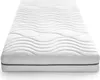 A white mattress with a wave-like quilted pattern, shown from a slight diagonal angle. Anteprima dell’immagine prodotto