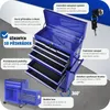 Vozík na nářadí s 10 přihrádkami - modrý Náhled obrázku produktu 4
