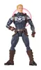 A Captain America action figure standing against a white background. Produktbild-Vorschau