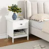 COSTWAY Table de nuit, 2 niveaux de table d'appoint avec Voir les images du produit 2