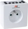 A white digital timer plug with a European socket. Produktbild-Vorschau