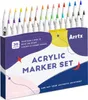 Markery pędzelkowe akrylowe ARRTX, 30szt podstawowe Podgląd zdjęcia produktu 1