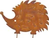 Gartenstecker Igel Metall Rost Gartendeko Edelrost (42cm x Produktbild-Vorschau 1