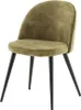 FURNLUX Esszimmerstuhl Samt Grün Und Schwarz 50cm / Produktbild-Vorschau 1
