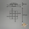 Deckenlampe Wellenförmige Deckenleuchte Schlafzimmer Produktbild-Vorschau 6