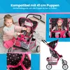Kinderplay Puppenwagen KP0280R – Leichter Puppenbuggy mit Produktbild-Vorschau 4