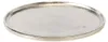 Deko-Tablett - Ø 27 cm - Silbergrau - Aluminium Produktbild-Vorschau 4