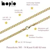 Goldkette Panzerkette Länge 60cm - Breite 4,0mm - 585-14 Produktbild-Vorschau 6