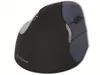 A close-up studio shot of an ergonomic computer mouse. Voir les images du produit