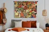 MuchoWow® Wandteppich Wandbehang Bunte Häuser in Cinque Produktbild-Vorschau 4