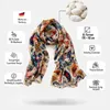 Seidenschal 176x110cm – XL Seidenschal Stola Damen Langes Produktbild-Vorschau 2