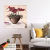 ARTland Poster Orchideen in Bordeaux Größe: 40x40 cm Produktbild-Vorschau 5
