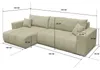 Universelles Ecksofa Liverno XL mit Schlaffunktion Centaur Produktbild-Vorschau 4