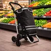 Faltbarer Aluminium Einkaufstrolley 57L (48L + 9L Kühlfach) Produktbild-Vorschau 9