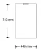 ULWEHOME Szafka kuchenna front do zmywarki / pralki 45 cm Podgląd zdjęcia produktu 6