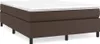 vidaXL Box spring bed frame brown 140x200 cm Imitace kůže Náhled obrázku produktu 1