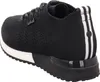 A black sneaker is shown from the side. Produktbild-Vorschau