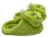 Grinch Hausschuhe Herren 3D Plüsch Pantoffeln mit fester Produktbild-Vorschau 2