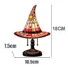 Hexenhut-Lampe,gotisches Hexenhut-Design aus buntem Resin, Produktbild-Vorschau 2