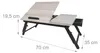 Tablette pour ordinateur portable Relaxdays pour lit et Voir les images du produit 4