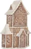 Clayre & Eef Casa di pan di zenzero con LED 16x8x23 cm Anteprima dell’immagine prodotto 3