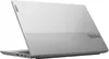 The back of a silver Lenovo ThinkBook laptop is shown, angled slightly to the left. Produktbild-Vorschau