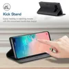 Galaxy S10 Plus Brieftasche Hülle, Retro Kunstledertasche Produktbild-Vorschau 3