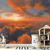 Vlies Fototapete - When Dawn Tickles the Clouds: A Produktbild-Vorschau 1