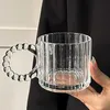 6 teiliges Gläser-Set mit eleganten Henkeln 300 ml - modern Produktbild-Vorschau 4