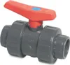 Kogelkraan PVC-U 50 mm lijmmof 16bar DN40 grijs type 2000 Produktbild-Vorschau 3