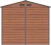 Abri de jardin G21 GAH 407 - 213 x 191 cm, brun Voir les images du produit 4