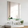 S'AFIELINA Miroir de salle de bain avec étagère 60 × 45 × Voir les images du produit 8