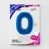 Palloncino gonfiabile numero 0 blu 102 cm extra large Anteprima dell’immagine prodotto 3