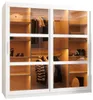 Kleiderschrank KATIE 3 – 180 cm, weiß/silber Produktbild-Vorschau 2