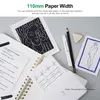 Poooli 110 × 30 mm, rouleau de papier thermique blanc non Voir les images du produit 2