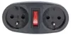 CHACON - Domino 2 x 16A-avec interrupteur - 47005 Voir les images du produit 3
