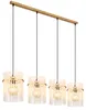 Globo Lighting Hängeleuchte Metall goldfarben matt, 4x E27 Produktbild-Vorschau 1