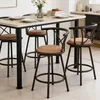 Meubles Cosy Set van 4 industriële draaibare barstoelen met Productafbeelding-voorbeeld 2
