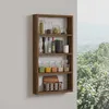 Skye Decor, Quatro - Noce, Wandregal, Nussbaum, 100 % Anteprima dell’immagine prodotto 1