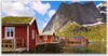 Glasbilder 120x60 Wandbild Druck auf Glas Häuser See Produktbild-Vorschau 1