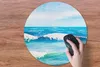 MuchoWow® Mauspad Mousepad Golf - Meer - Aquarell 50x50 cm Produktbild-Vorschau 3